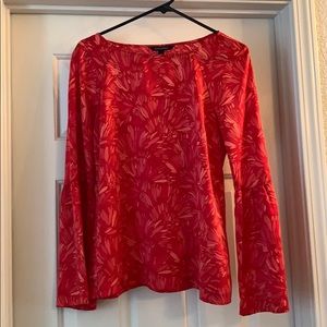 Banana Republic red blouse
